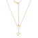 J'ADMIRE 14K Yellow Gold Over Sterling Silver Taurus Zodiac Pendant Necklace