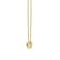 J'ADMIRE 14K Yellow Gold Over Sterling Silver Simple Initial Pendant Necklace