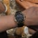 JACQUES LEMANS Hybromatic Men's Watch with Silicone Strap and Solid
Stainless Steel IP-Gold 1-2109