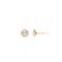 J'ADMIRE 10K Gold Birthstone Solitaire Stud Earrings