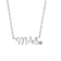 J'ADMIRE Platinum 950 Over Sterling Silver Mrs. Pendant Necklace