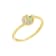 J'ADMIRE 14K Yellow Gold Over Sterling Silver Jupiter Ring