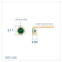 LUXGEM 10K Yellow Gold Solitaire May Birthstone Earrings | 0.25 Carat
Emerald Simulant