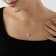 LUXGEM 10K White Gold Princess Cut Pendant Necklace | 3 Carat Cubic Zirconia
