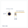 LUXGEM 10K Yellow Gold Solitaire September Birthstone Earrings | 0.25
Carat Sapphire Simulant