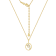 J'ADMIRE Sterling Silver Oval Zodiac Pendant Necklace