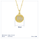 J'ADMIRE 14K Yellow Gold Over Sterling Silver Vintage Virgo Zodiac Sign
Pendant Necklace