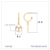 J'ADMIRE Sterling Silver Zodiac Drop Earrings