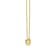 J'ADMIRE 14K Yellow Gold Over Sterling Silver Simple Initial Pendant Necklace