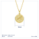 J'ADMIRE 14K Yellow Gold Over Sterling Silver Taurus Zodiac Stars
Pendant Necklace