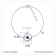 J'ADMIRE Platinum Over Sterling Silver Neptune Bracelet