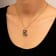 J'ADMIRE 14K Yellow Gold Plated Sterling Silver French Bulldog Puppy
Pendant Necklace