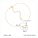 J'ADMIRE 14K Gold Over Sterling Silver Zodiac Anklet for Women
