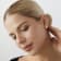 LUXGEM 14K Yellow Gold Round Cut Solitaire Studs | 4 carat Cubic Zirconia