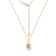 J'ADMIRE Sterling Silver Oval Zodiac Pendant Necklace