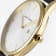 JACQUES LEMANS Classic Women's Watch with Leather Strap, Solid Stainless
Steel IP Gold, 1-2122