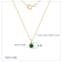 LUXGEM 10K Solid Gold Solitaire May Birthstone Necklace for Women, 0.25
Carat Gemstone Simulant CZ