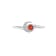 J'ADMIRE Platinum 950 Over Sterling Silver Sun Ring