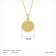 J'ADMIRE 14K Yellow Gold Over Sterling Silver Vintage Capricorn Zodiac
Sign Pendant Necklace