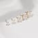 LUXGEM 14K White Gold Emerald Cut Solitaire Studs | 4 carat Cubic Zirconia