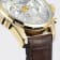 JACQUES LEMANS Men's Sport Watch Silicone/Leather, Stainless Steel
Strap, Gold, Chronograph 1-2117