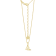 J'ADMIRE 14K Yellow Gold Over Sterling Silver Libra Zodiac Pendant Necklace