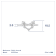 J'ADMIRE Capricorn Constellation Rhodium Over Sterling Silver Ring