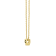 J'ADMIRE 14K Yellow Gold Over Sterling Silver Simple Initial Pendant Necklace