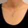 J'ADMIRE 14K Yellow Gold Plated Sterling Silver Corgi Puppy Pendant Necklace