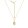 J'ADMIRE Sterling Silver Oval Zodiac Pendant Necklace