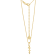 J'ADMIRE 14K Yellow Gold Over Sterling Silver Sagittarius Zodiac Pendant Necklace