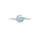 J'ADMIRE Platinum 950 Over Sterling Silver Mercury Ring