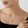 LUXGEM 14K White Gold Emerald Cut Pendant Necklace | 3 Carat Cubic Zirconia