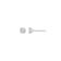 LUXGEM 14K White Gold Round Cut Solitaire Studs | 1 carat Cubic Zirconia