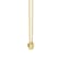 J'ADMIRE 14K Yellow Gold Over Sterling Silver Simple Initial Pendant Necklace