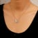 J'ADMIRE Platinum Plated Sterling Silver Poodle Puppy Pendant Necklace