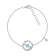 J'ADMIRE Platinum Over Sterling Silver Mercury Bracelet