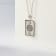 J'ADMIRE Platinum 950 Over Sterling Silver Tarot Card The Sun Pendant Necklace