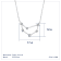 J'ADMIRE Capricorn  Zodiac Constellation Platinum 950 Over Sterling
Silver Pendant Necklace