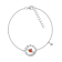 J'ADMIRE Platinum Over Sterling Silver Sun Bracelet