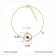 J'ADMIRE 14K Yellow Gold Over Sterling Silver Neptune Bracelet