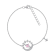 J'ADMIRE Platinum Over Sterling Silver Venus Bracelet