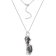J'ADMIRE Platinum Plated Sterling Silver Australian Shepherd Puppy
Pendant Necklace
