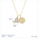J'ADMIRE 14K Yellow Gold Over Sterling Silver Leo Zodiac Pendant Set Necklace