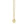 J'ADMIRE 14K Yellow Gold Over Sterling Silver Simple Initial Pendant Necklace