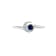 J'ADMIRE Platinum 950 Over Sterling Silver Neptune Ring