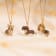 J'ADMIRE 14K Yellow Gold Plated Sterling Silver Dachshund Puppy Pendant Necklace