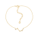 J'ADMIRE 14K Gold Over Sterling Silver Zodiac Anklet for Women