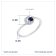 J'ADMIRE Platinum 950 Over Sterling Silver Neptune Ring