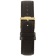 JACQUES LEMANS Classic Women's Watch with Leather Strap, Solid Stainless
Steel IP Gold, 1-2122